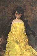Ramon Casas i Carbo portrait of Julia Peraire Spain oil painting artist